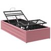 vidaXL Elektrisk Justerbar Sengetramme Lyser&oslash;d 200 x 90 x 33,5 cm St&aring;l