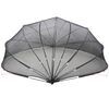 vidaXL Pool Dome Sort 592 x 590 x 275 cm