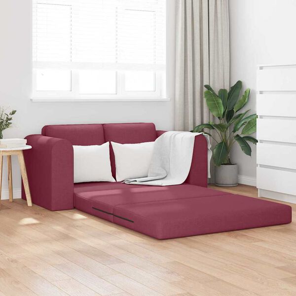 vidaXL Sovesofa 60cm Vinr&oslash;d Stof