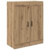vidaXL Highboard med skuffe 2 pcs Artisan Egetr&aelig; Konstrueret tr&aelig;
