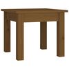 vidaXL sofabord 35x35x30 cm massivt fyrretr&aelig; gyldenbrun