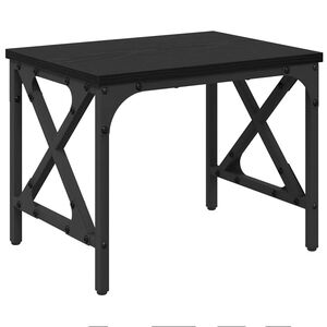vidaXL Printerstand Sort eg 40 x 30 x 31 cm Konstrueret tr&aelig;