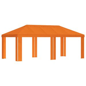 vidaXL Gazebo D&aelig;kke 6 x 3 m Orange Polyester 190