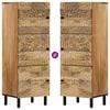 vidaXL skab 40x33x110 cm massivt mangotr&aelig;