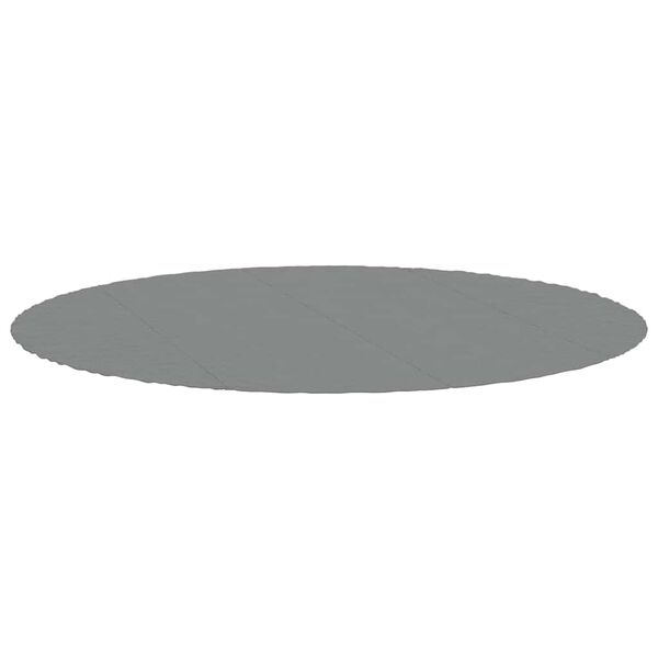 vidaXL poolunderlag &Oslash;458 cm polyester-geotekstil lysegr&aring;