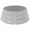 vidaXL Juleskirt Kegleformet S&oslash;lv &Oslash; 73 x 25,5 cm Plastik