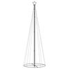 vidaXL kegleformet juletræ 310 LED'er 100x300 cm varm hvid