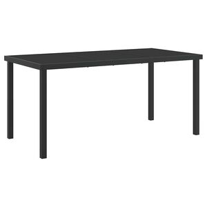 vidaXL Havem&oslash;bel Bord Sort 160 x 80 x 73 cm Metal