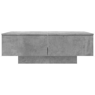 vidaXL sofabord 90x60x31 cm spånplade betongrå
