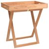 vidaXL foldbart bakkebord 52x36x56,5 cm massivt valn&oslash;ddetr&aelig;