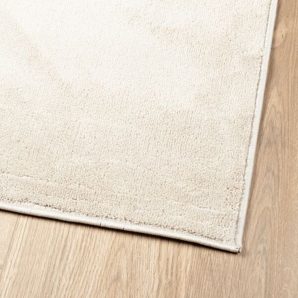 vidaXL gulvt&aelig;ppe OVIEDO 200x280 cm kort luv beige