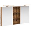 vidaXL Badev&aelig;relsesskabs&aelig;t 3 stk. 110 x 10,5 x 60,5 cm Konstrueret tr&aelig;
