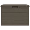 vidaXL udendørs hyndeboks 77,5x44,5x53 cm polypropylen brun