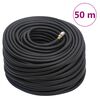 vidaXL hybrid luftslange 0,6" 50 m gummi og PVC sort