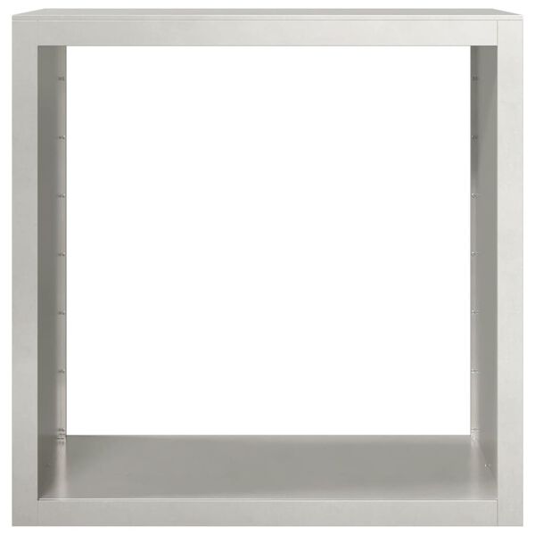 vidaXL br&aelig;ndestativ 100x40x100 cm rustfrit st&aring;l