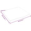 vidaXL bordplade 60x60x2 cm ubehandlet massivt egetr&aelig;