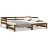 vidaXL udtr&aelig;ksseng uden madras 90x190 cm honningbrun