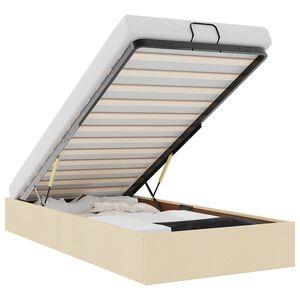 vidaXL osmannisk sengeramme uden madras 80x200 cm stof cremefarvet