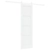 vidaXL Skyded&oslash;r ORKDAL 61 x 198,5 cm Konstrueret tr&aelig; Hvid