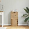 vidaXL sideskab ODDA med skuffer 40x24x79 cm massivt fyrretræ