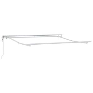 vidaXL Markiseramme Hvid 300 x 250 cm Aluminium