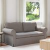 vidaXL Sofa Gr&aring;brun 215 x 82 x 80 cm Stof