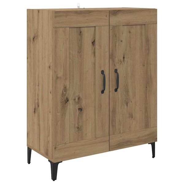 vidaXL Sideboard Artisan Egetr&aelig; 69,5 x 34 x 90 cm Konstrueret tr&aelig;