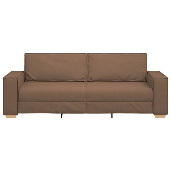 vidaXL 3-personers sofa brun 180 cm stof