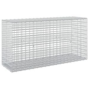 vidaXL Gabion med 5 mm tr&aring;d og 5x2,5 cm net 100x30x50 cm
