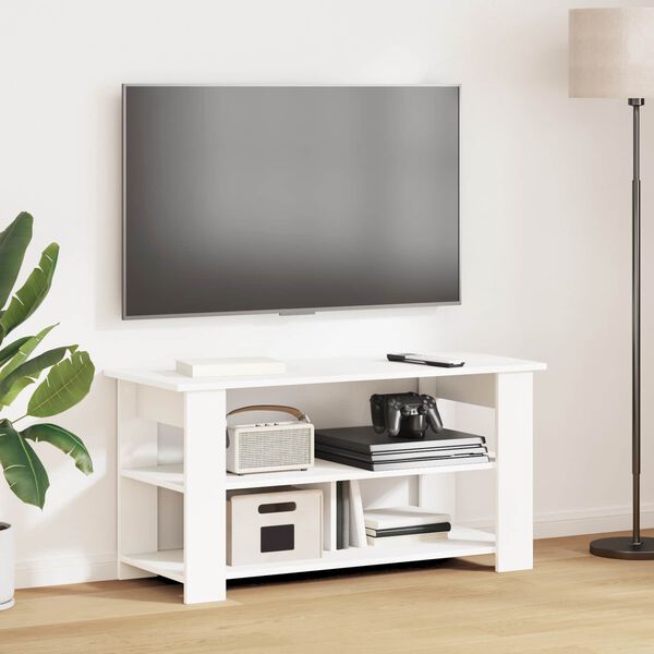 vidaXL TV stand Hvid 100 x 40 x 50 cm