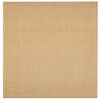 vidaXL gulvt&aelig;ppe 100x100 cm naturlig sisal