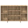 vidaXL Sideboard Artisan Egetr&aelig; 120 x 30 x 75 cm Konstrueret tr&aelig;