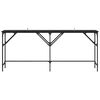 vidaXL Konsolbord Sort eg 180 x 30 x 75 cm Konstrueret tr&aelig;