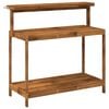 vidaXL Udend&oslash;rs potterbord 111,5 x 48,5 x 107 cm Massivt Akacietr&aelig;