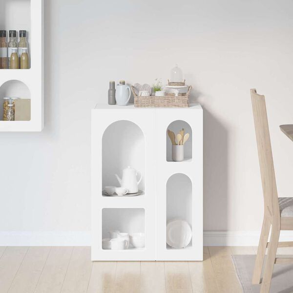 vidaXL Sideboard Hvid 59 x 35 x 80.5 cm Konstrueret tr&aelig;