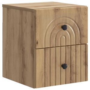 vidaXL V&aelig;gh&aelig;ngt Natbord Artisan-eg 33 x 34,5 x 40 cm Konstrueret tr&aelig;