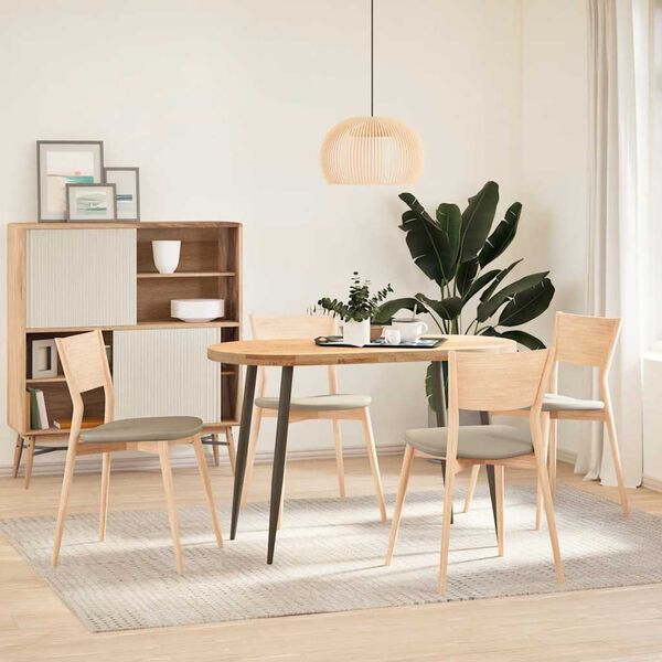 vidaXL konsolbordben konisk form 4 stk. naturstål 72-73 cm stål