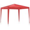 vidaXL Party Tent 250 x 250 x 240 cm R&oslash;d PE og st&aring;l
