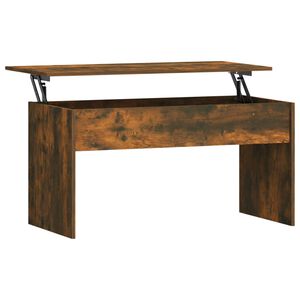 vidaXL sofabord 102x50,5x52,5 cm konstrueret tr&aelig; r&oslash;get egetr&aelig;sfarve
