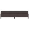 vidaXL Box spring seng M&oslash;rk Brun 80 x 200 cm Stof