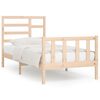 vidaXL sengeramme uden madras 100x200 cm massivt fyrretr&aelig;