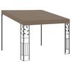 vidaXL v&aelig;gmonteret pavillon 3x3x2,5 m gr&aring;brun