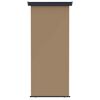 vidaXL Balkon Sidesk&aelig;rm 80 x 250 cm 100% polyester jern st&aring;l Gr&aring;brun