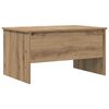 vidaXL Sofabord Artisan Egetr&aelig; 102 x 50,5 x 46,5 cm Konstrueret tr&aelig;