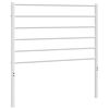 vidaXL udskiftningsgavl 90 cm metal hvid