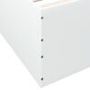 vidaXL sengestel 150x200 cm konstrueret træ hvid