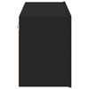 vidaXL væghængt tv-bord 80x30x41 cm sort