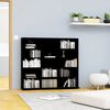 vidaXL cd-reol 100x23x89,5 cm konstrueret tr&aelig; sort