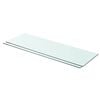 vidaXL hylder 2 stk. glaspanel 80 x 25 cm klar