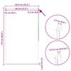 vidaXL rullegardin m&oslash;rkl&aelig;gning 84,4x175 cm stofbredde 80 cm off-white